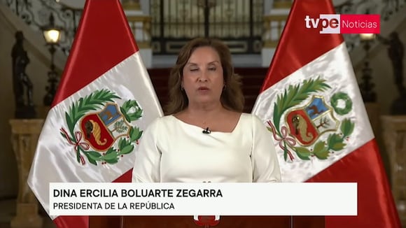 La presidenta de la república brinda un mensaje de condolencias