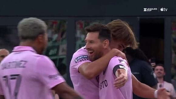 Lionel Messi anotó el 1-0 de Inter Miami vs. Atlanta United por la Leagues Cup 2023. (Video: MLS Pass)