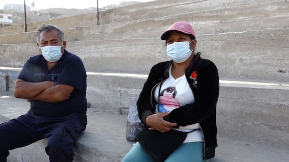 Maritza, vecina de VMT, comenta sobre los parques en el distrito.