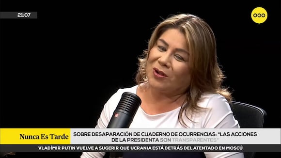 Declaraciones de la ministra Jennifer Contreras