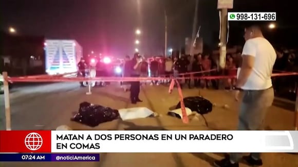 Matan a dos personas en Comas