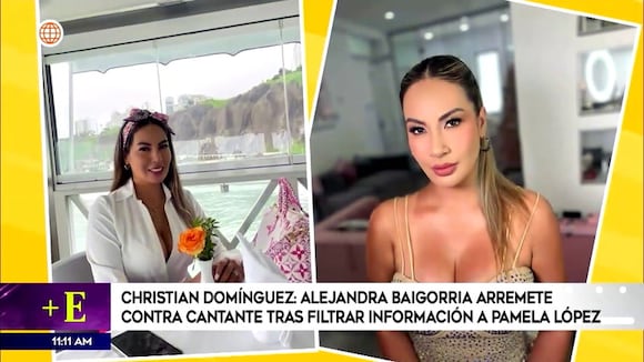 Alejandra Baigorria se pronuncia en 'más espectáculos'