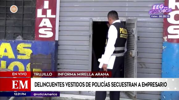 Trujillo: Delincuentes disfrazados de policías secuestran a empresario