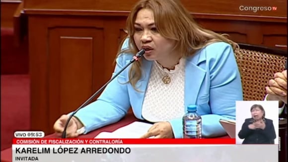Karelim López responde ante el Congreso de la República