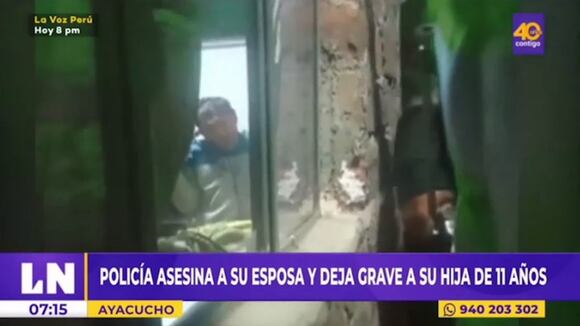 Policía comete feminicidio contra su esposa