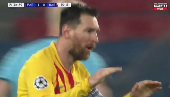 Golazo de Messi para el 1-1 frente al PSG