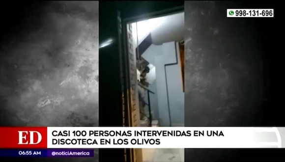 Fiestas COVID-19: detienen a 97 personas en una discoteca en Los Olivos