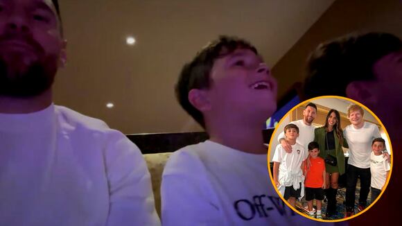 Lionel Messi comparte tierno momento con sus hijos en concierto de Ed Sheeran en Miami