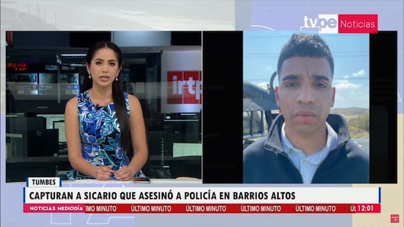 Tumbes: capturan a sicario que asesinó a policía en Barrios Altos
