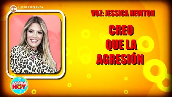 Jessica Newton habla sobre agresión contra Samantha Batallanos