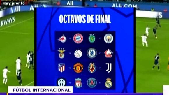Champions League: Así quedaron los cruces de octavos de final