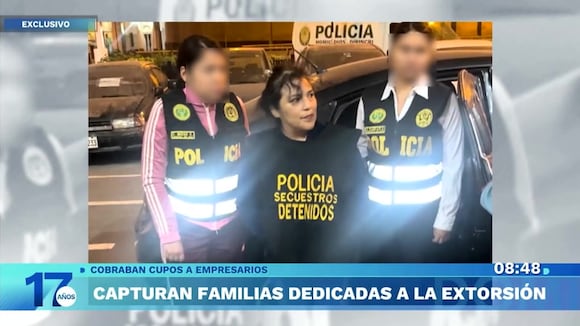 Capturan a banda familiar dedicada a la extorsión en SJL