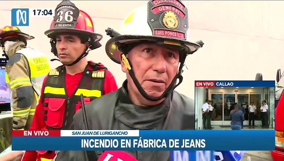 Incendio en SJL: Bomberos señalan que llamas están centralizadas y contenidas