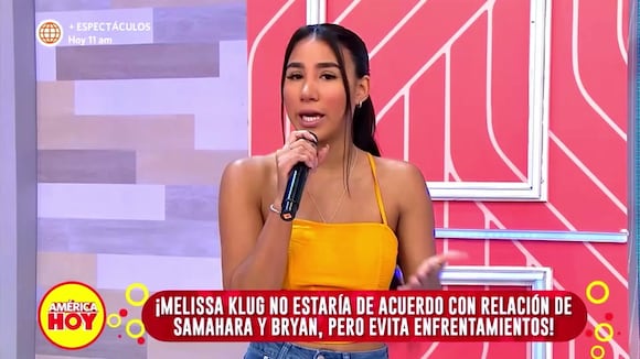 Samahara responde a Melissa Klug: "Deben ser sus hormonas"