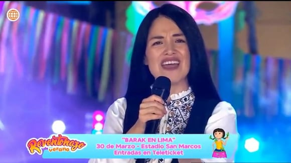 Katy Jara reapareció en televisión nacional cantando música cristiana