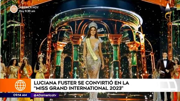 Rebeca Escribens celebra triunfo de Luciana Fuster