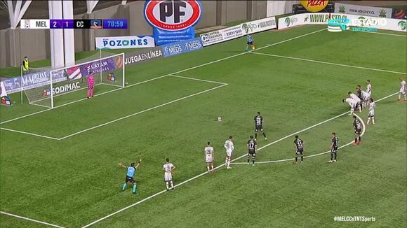 Colo Colo 2-2 Melipilla: gol de penal de Iván Morales. (TNT Sports)