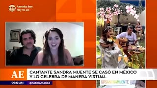 Sandra Muente se casó con productor musical Ricardo Núñez en México