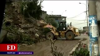 Chaclacayo: colapso de un canal de regadío causa el desplome de una vivienda