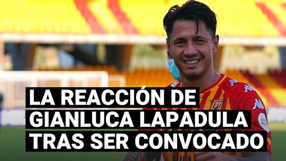 Perú: así fue la reacción de Gianluca Lapadula tras el llamado de Gareca | VIDEO