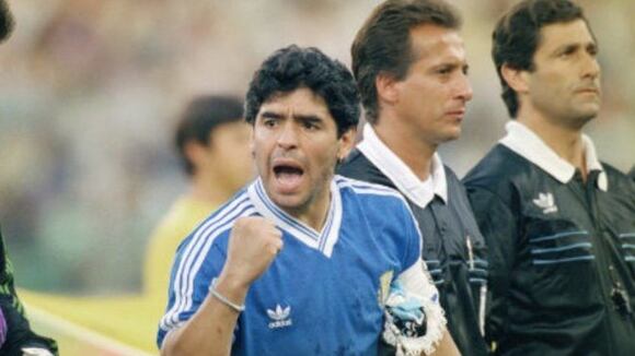 Diego Maradona con Argentina en Italia 1990 | (Video: @Archivo Di Film)