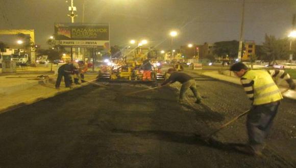 Asfalto de avenida Universitaria fue parchado en Los Olivos