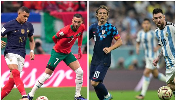 Francia, Marruecos, Croacia y Argentina son las cuatro mejores selecciones del Mundial | Fotos: Agencias