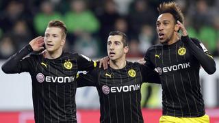 Borussia Dortmund ganó 2-1 a Wolfsburgo y se acerca al Bayern