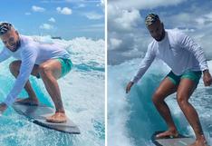 Maluma demuestra gran habilidad para el surfeo  | VIDEO