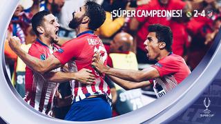 ¡Atlético Madrid campeón de la Supercopa de Europa 2018!