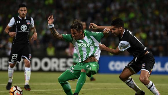 Atlético Nacional vs. Colo Colo EN VIVO EN DIRECTO: juegan por Copa Libertadores. (Foto: AFP)