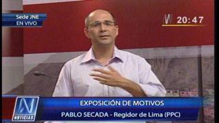 Pablo Secada en el debate: "Marco Tulio Gutiérrez hizo un negocio de la revocación"