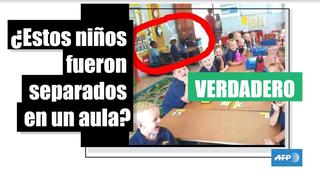 Sí, estos niños negros fueron separados de los blancos en un colegio en Sudáfrica