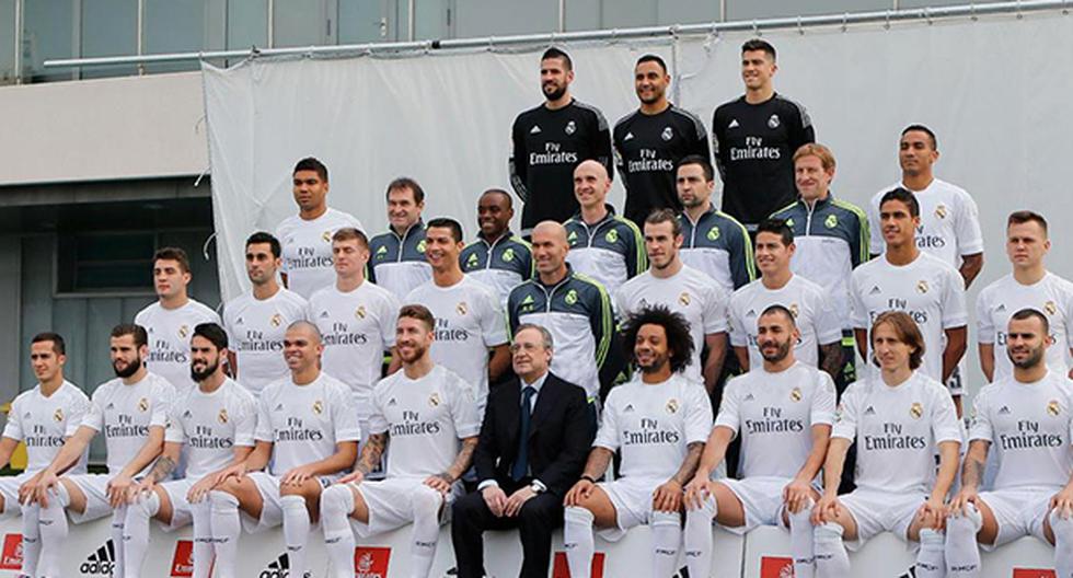 Real Madrid realizó su sesión de fotos oficial este miércoles. Karim Benzemá compartió una curiosa imagen de Cristiano Ronaldo en redes sociales (Foto: Facebook)