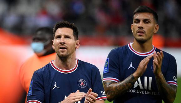 Paredes y Messi comparen equipo en PSG y en la selección argentina. (Foto: AFP)