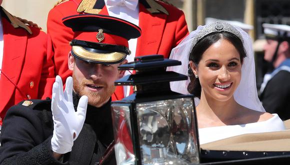 El príncipe Harry y Meghan Markle comienzan su nueva vida tras el "triunfo" de su boda real. (EFE).