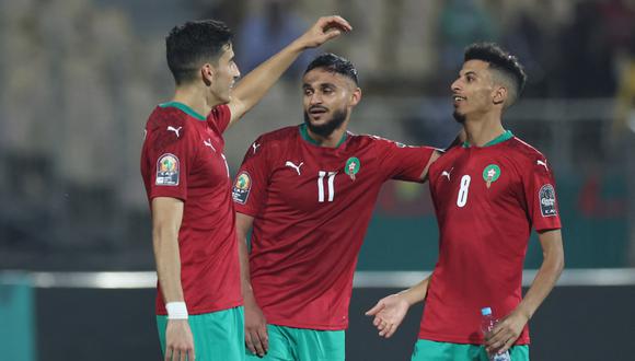 Marruecos se enfrenta a Comoras en la Copa Africana de Naciones. (Foto: AFP)