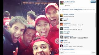 Pizarro y sus compañeros celebran título de Bundesliga en redes