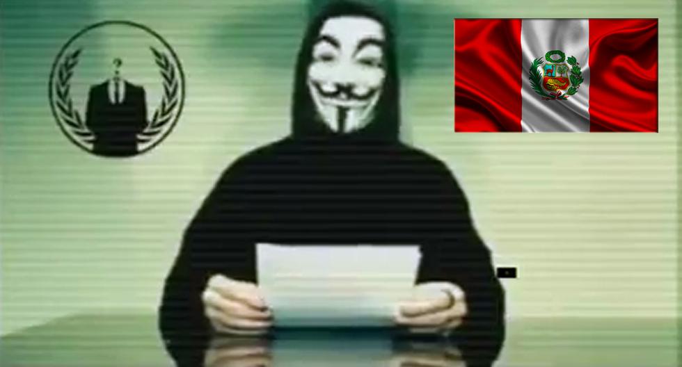 Anonymous mandó su mensaje de aliento a la Selección Peruana. (Foto: Captura)