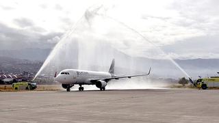 Cusco: así llegó el primer avión tras levantarse la prohibición de vuelos por el COVID-19 | VIDEO