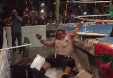 México: Luchador sufre trágico accidente en la lucha libre (VIDEO)