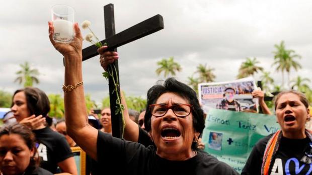 Mothers demanding justice for their children killed in the April 2018 protests in Nicaragua.  (AFP).