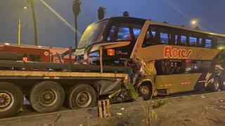 Surco: un muerto y más de 20 heridos deja choque de bus interprovincial contra tráiler | VIDEO