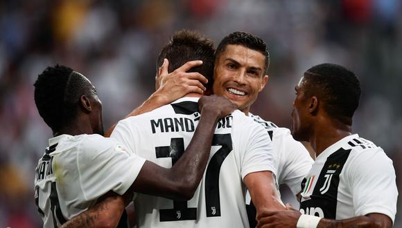 Juventus derrotó 2-1 a Lazio y Cristiano Ronaldo sigue sin anotar. (Foto: AFP)