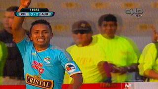 Cristal vs. Aurich: Edinson Chávez anotó el gol del título