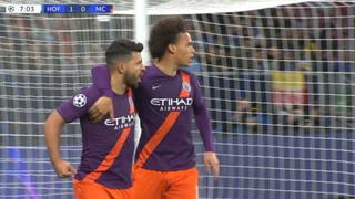 Manchester City vs. Hoffenheim: Agüero anotó el 1-1 por Champions League | VIDEO