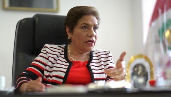 Luz Salgado es vocera alterna de la bancada fujimorista y ha encargado sus funciones de secretaria general del partido a su colega Luis Galarreta. (Foto archivo El Comercio)