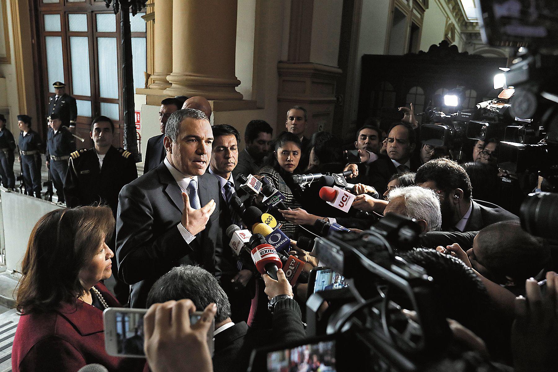 Del Solar sustentará pedido de confianza mañana ante el pleno. (Foto: Anthony Niño de Guzmán/ GEC)