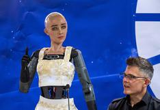 Unos robots humanoides afirmaron en una conferencia de la ONU que serán capaces de dirigir el mundo un día
