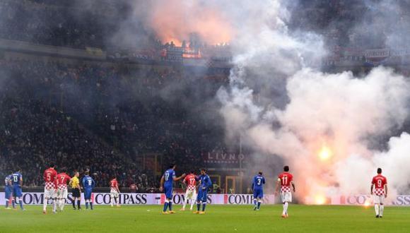 Italia vs. Croacia: UEFA investigará incidentes violentos